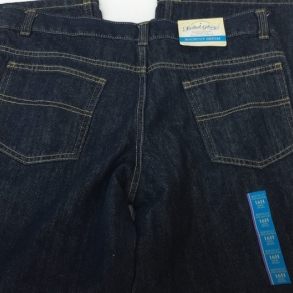 Faded Glory NWT Womens Relaxed Straight Jeans/Size 16 Husky - Picture 6 of 10